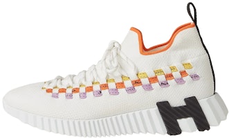 (Women) HERMES Flex 'White Fashion Lace Low-Top' H222161Z-91 (Women) HERMES Flex 'White Fashion Lace Low-Top' H222161Z-91