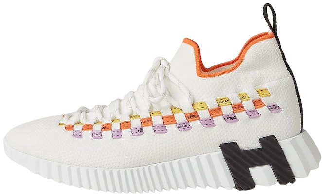 (Women) HERMES Flex 'White Fashion Lace Low-Top' H222161Z-91 Buy (Women) HERMES Flex 'White Fashion Lace Low-Top' H222161Z-91