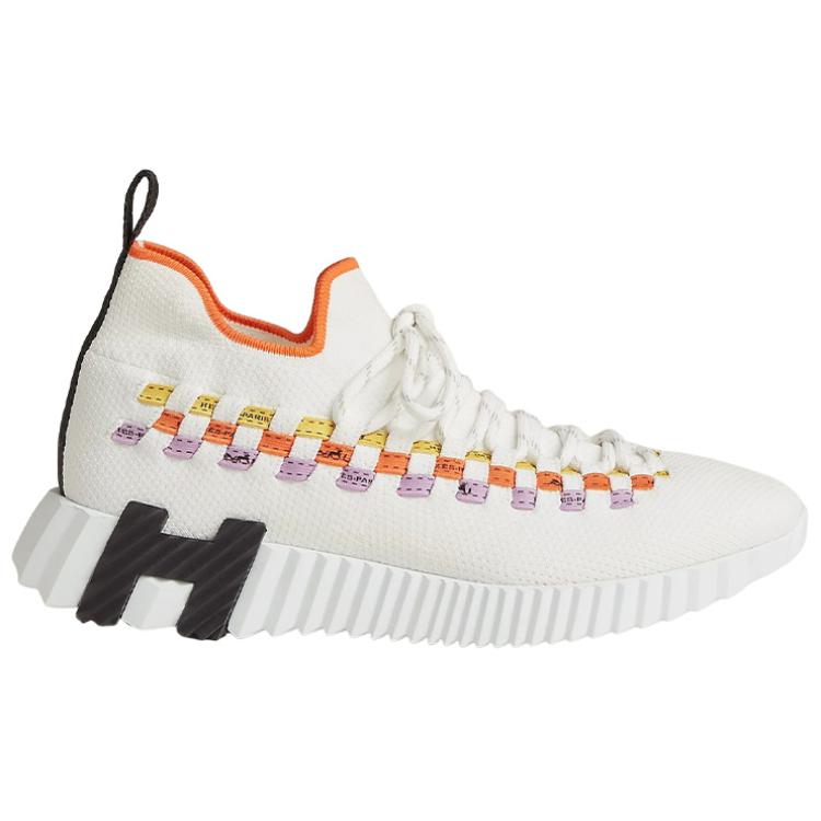 Order (Women) HERMES Flex 'White Fashion Lace Low-Top' H222161Z-91