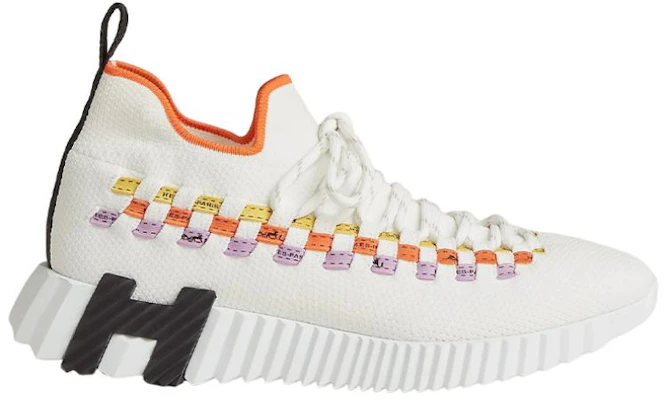 (Women) HERMES Flex 'White Fashion Lace Low-Top' H222161Z-91 Order (Women) HERMES Flex 'White Fashion Lace Low-Top' H222161Z-91