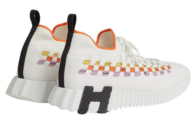 Shop (Women) HERMES Flex 'White Fashion Lace Low-Top' H222161Z-91