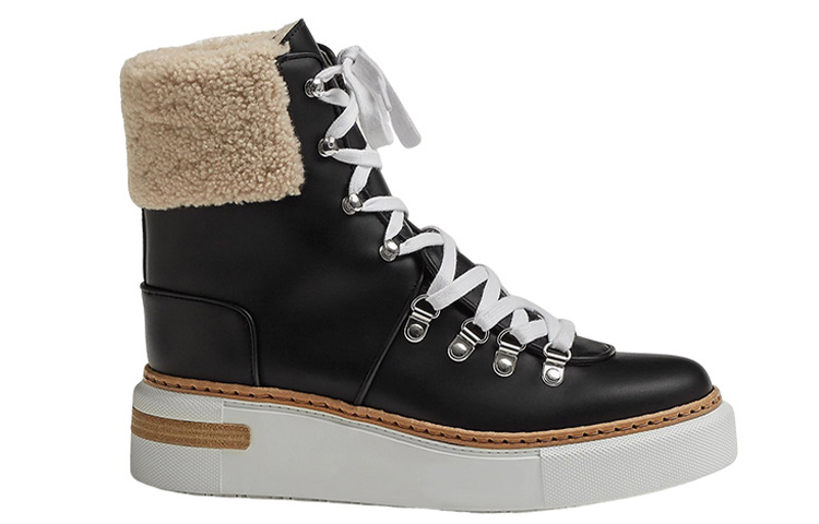 (W) HERMES Flocon Ankle Boot 'Black' 圖 2