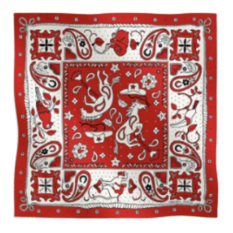 (Women) HERMES Floral Print Silk Scarf for Women Multicolor 104838951 圖 4