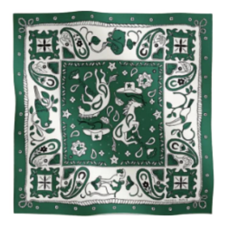 (Women) HERMES Floral Print Silk Scarf for Women Multicolor 104838951 圖 5