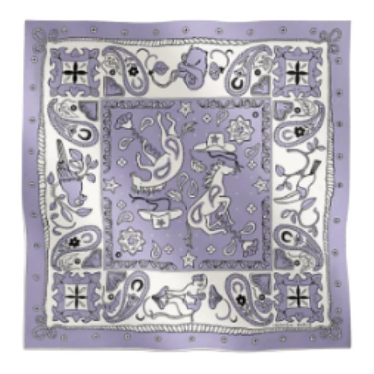 (Women) HERMES Floral Print Silk Scarf for Women Multicolor 104838951 圖 6