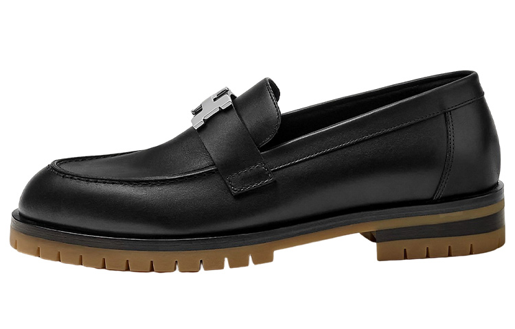 Buy HERMES愛馬仕 Foble 平底 女性休閒單鞋 女款 黑色