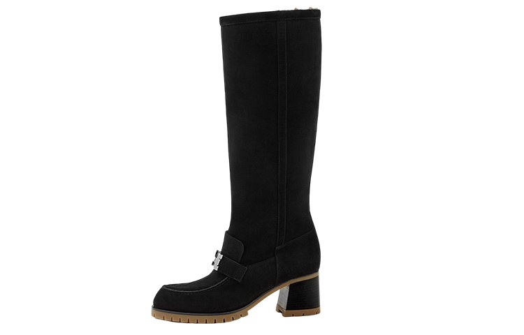 (Women) HERMES Folie 60 High Boot 'Black Fashion Warmth' H222063Z-02