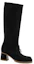 Order (W) HERMES Folie 60 Hoge Laarzen ''Zwart Mode Warmte'' H222063Z-02