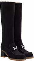 Shop (Women) HERMES Folie 60 High Boot 'Black Fashion Warmth' H222063Z-02
