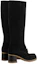 Purchase (W) HERMES Folie 60 Hoge Laarzen ''Zwart Mode Warmte'' H222063Z-02