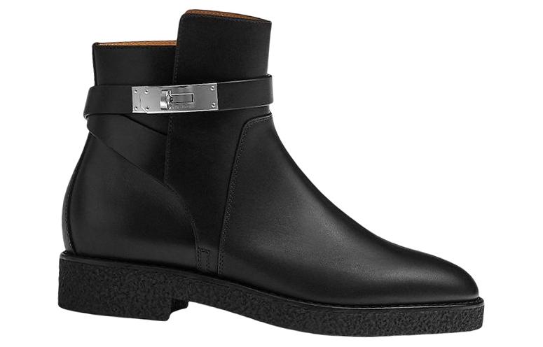 Order (W) HERMES Kasut Buku Lali "Hitam" H222084Z-03