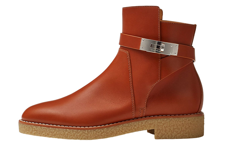 Buy HERMES愛馬仕 Follow 短靴 女款 棕色