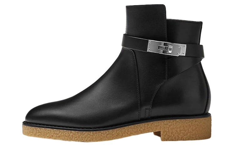 (Women) HERMES Follow Short Boot 'Black Fashion' H222084Z-02