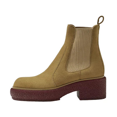 (W) HERMES Forever 30 'Light Brown Chelsea Boot'