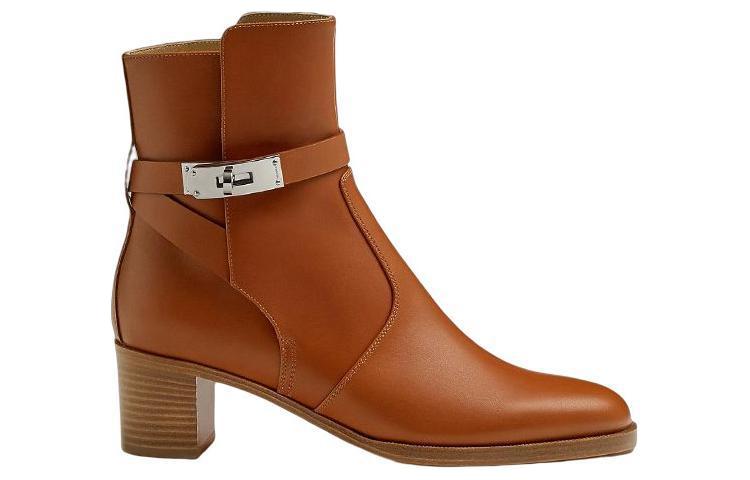 (W) HERMES Freniche 50 'Brown Leather' 圖 2