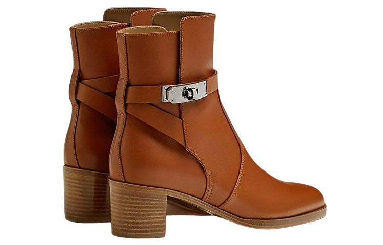 (W) HERMES Freniche 50 'Brown Leather' 圖 5