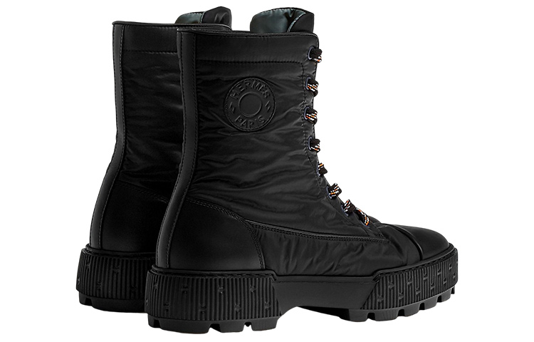 Lookbook (W) 에르메스 블랙 패션 스트랩 프레쉬 앵클 부츠 H222052Z-02