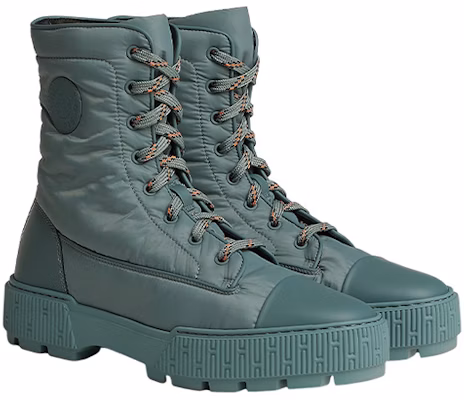 (W) HERMES Sepatu Boot Ankle 'Lace-Up Hijau' H222052Z-6U Order (W) HERMES Sepatu Boot Ankle 'Lace-Up Hijau' H222052Z-6U