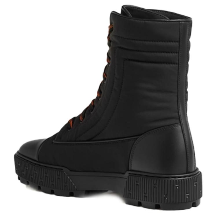 Order (W) HERMES Sepatu Bot Kulit Tali Pergelangan 'Hitam' H232064-Z02