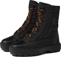 (Women) HERMES Fresh Leather Lace-Up Ankle Boot 'Black' H232064-Z02 (Women) HERMES Fresh Leather Lace-Up Ankle Boot 'Black' H232064-Z02