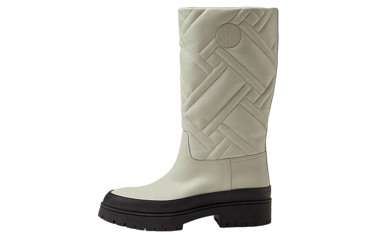 (Women) HERMES Fuji Leather High-Top Boots 'Beige' H222048Z-F8