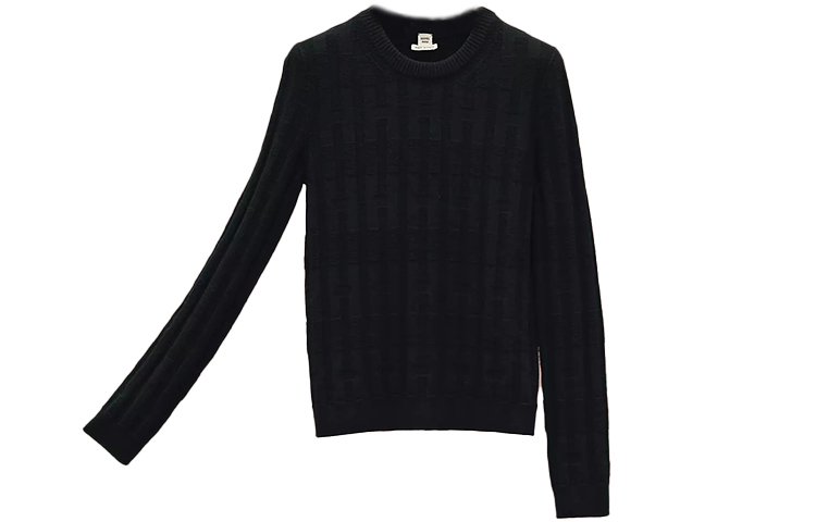 Order (Women) HERMES FW21 Black Wool Pullover Sweater H1H2641D602