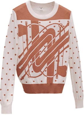 (Women) HERMES FW21 Orange Floral Cashmere Silk Knit Sweater H1H2638D89M Order (Women) HERMES FW21 Orange Floral Cashmere Silk Knit Sweater H1H2638D89M