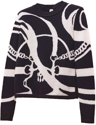 (Women) HERMES FW22 Black Cashmere Jacquard Pattern Knit Sweater. H2H2664D202 Order (Women) HERMES FW22 Black Cashmere Jacquard Pattern Knit Sweater. H2H2664D202