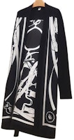 (Women) HERMES FW22 Black Geometric Print Wool Knit Long Cardigan Sweater. H2H2817DT02 (Women) HERMES FW22 Black Geometric Print Wool Knit Long Cardigan Sweater. H2H2817DT02