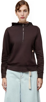 (W) 에르메스 FW22 블랙 긴팔 집업 후드티. H800735E01 Sizing (W) 에르메스 FW22 블랙 긴팔 집업 후드티. H800735E01