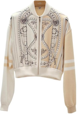 (W) HERMES 2022秋冬奶油色印花飛行夾克外套。 H2E2828D05R Order (W) HERMES 2022秋冬奶油色印花飛行夾克外套。 H2E2828D05R