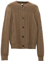 (Women) HERMES FW22 Gobi Green Geometric Wool Jacquard Knit Sweater. H2H2707D6BK (Women) HERMES FW22 Gobi Green Geometric Wool Jacquard Knit Sweater. H2H2707D6BK