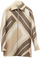 (Women) HERMES FW22 Multicolor Printed Long Sleeve Loose Casual Jacket. H2H0133DIBJ (Women) HERMES FW22 Multicolor Printed Long Sleeve Loose Casual Jacket. H2H0133DIBJ