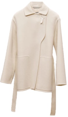 (Women) HERMES FW22 White Solid Color Long Sleeve Button-Up Jacket. H2H0129DA91 Buy (Women) HERMES FW22 White Solid Color Long Sleeve Button-Up Jacket. H2H0129DA91