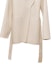 Details for (Women) HERMES FW22 White Solid Color Long Sleeve Button-Up Jacket. H2H0129DA91