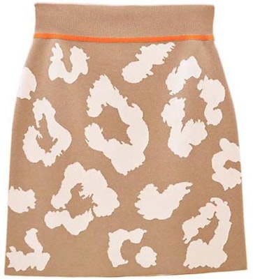 (W) HERMES FW22 叢林之愛印花修身A字短裙 米色 H2H2304DUD1 Order (W) HERMES FW22 叢林之愛印花修身A字短裙 米色 H2H2304DUD1