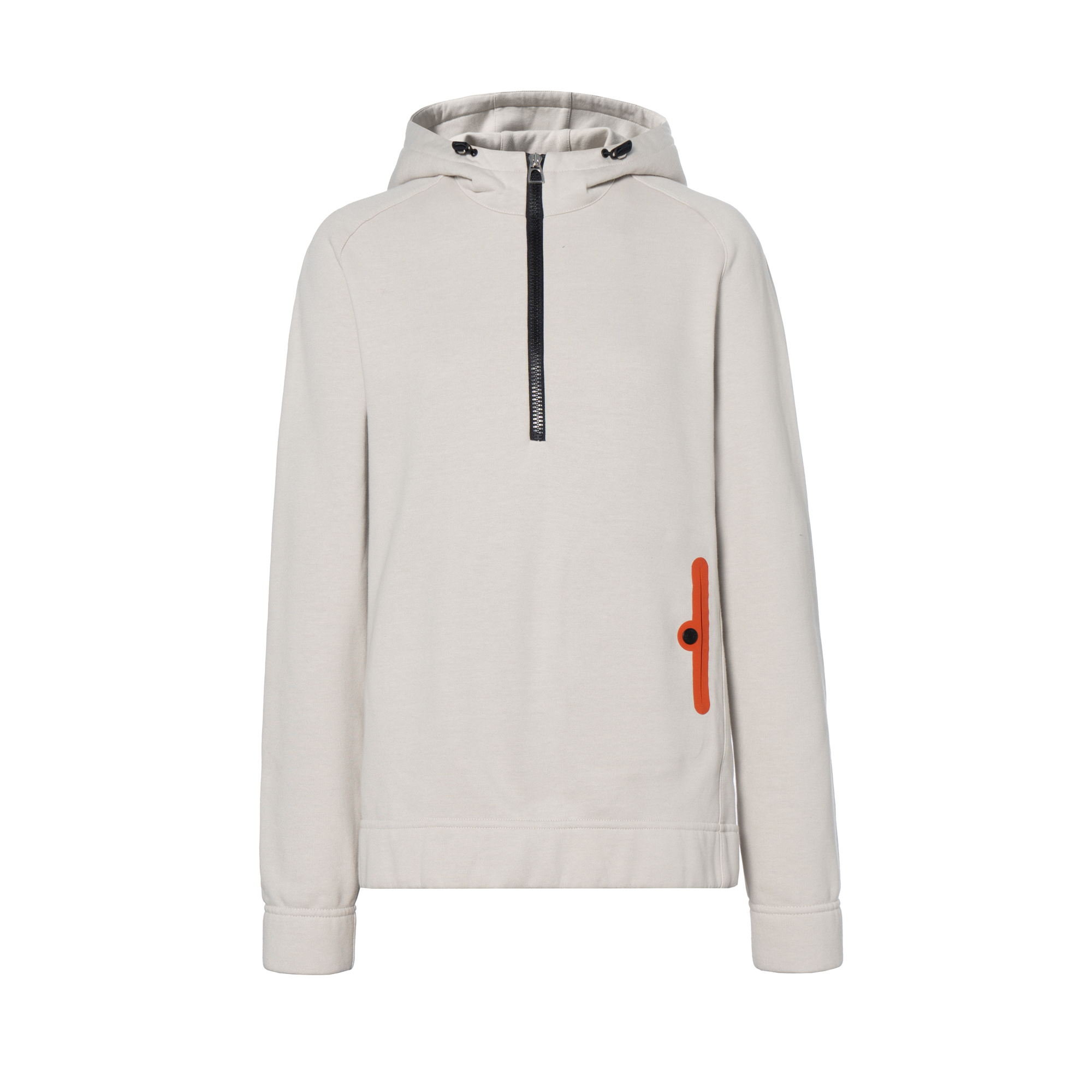 (Women) Hermes FW22 Plain Zip-Up Hoodie Gray H800735E02S