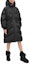 Buy (Women) HERMES FW23 Black Solid Color Hooded Mid-Length Cotton Coat H3H0179DA02