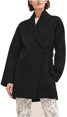 (Women) HERMES FW23 Oversized Casual Solid Pocket Coat Black Color. H3H0125DA0234 Shop (Women) HERMES FW23 Oversized Casual Solid Pocket Coat Black Color. H3H0125DA0234