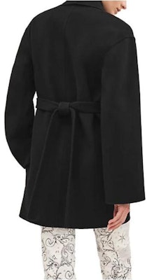 (Women) HERMES FW23 Oversized Casual Solid Pocket Coat Black Color. H3H0125DA0234 Purchase (Women) HERMES FW23 Oversized Casual Solid Pocket Coat Black Color. H3H0125DA0234
