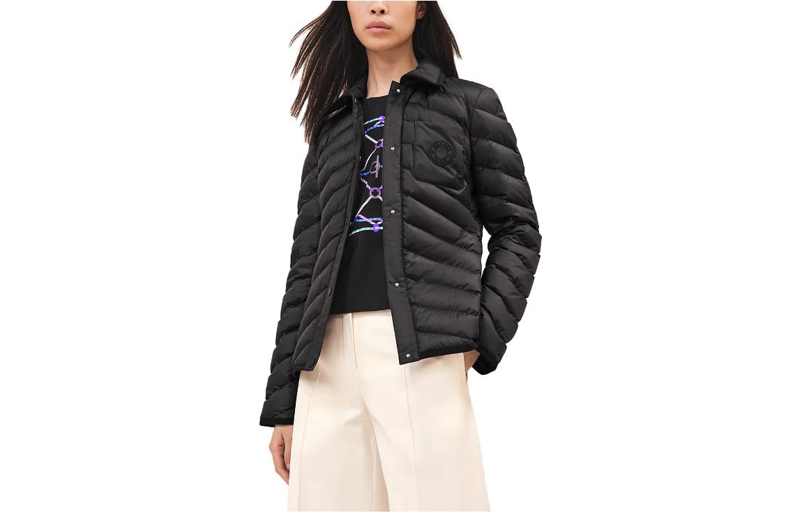 (Women) HERMES FW23  Quilted Jacket Black with Solid Logo Patch. H3H0185DA02 圖 2