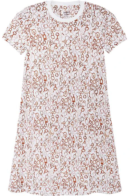 women-hermes-fw-23-white-color-block-pattern-short-sleeve-mini-dress-h3-h4514-drtl