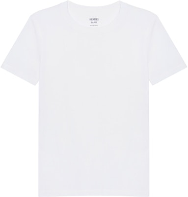 (W) HERMES FW23 Camiseta Blanca Casual de Manga Corta Cuello Redondo. H3H4611DL90 Buy (W) HERMES FW23 Camiseta Blanca Casual de Manga Corta Cuello Redondo. H3H4611DL90