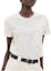 Order (W) HERMES FW23 Camiseta Blanca con Color Sólido y Bolsillo Bordado. H3H4614DL90