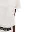 Sizing (W) HERMES FW23 Camiseta Blanca con Color Sólido y Bolsillo Bordado. H3H4614DL90