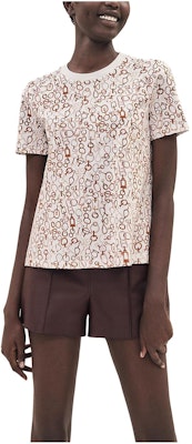 (W) HERMES FW23 Baju-T Lengan Pendek Wanita Cetakan Penuh Putih Mutiara H3H4624DRTL38 Buy (W) HERMES FW23 Baju-T Lengan Pendek Wanita Cetakan Penuh Putih Mutiara H3H4624DRTL38