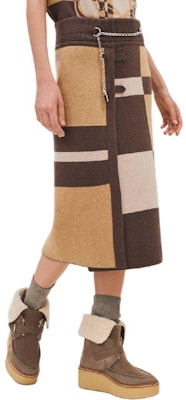 (W) HERMES FW23 女士多色格紋印花中長針織裙 H3H2302DD5P38 Lookbook (W) HERMES FW23 女士多色格紋印花中長針織裙 H3H2302DD5P38