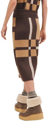 (W) HERMES FW23 女士多色格紋印花中長針織裙 H3H2302DD5P38 Shop (W) HERMES FW23 女士多色格紋印花中長針織裙 H3H2302DD5P38