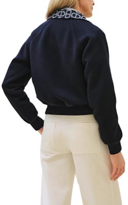(Women) HERMES FW24 Reversible High Collar Zip Long Sleeve Jacket - Navy Blue H4H0141DCH5 Lookbook (Women) HERMES FW24 Reversible High Collar Zip Long Sleeve Jacket - Navy Blue H4H0141DCH5