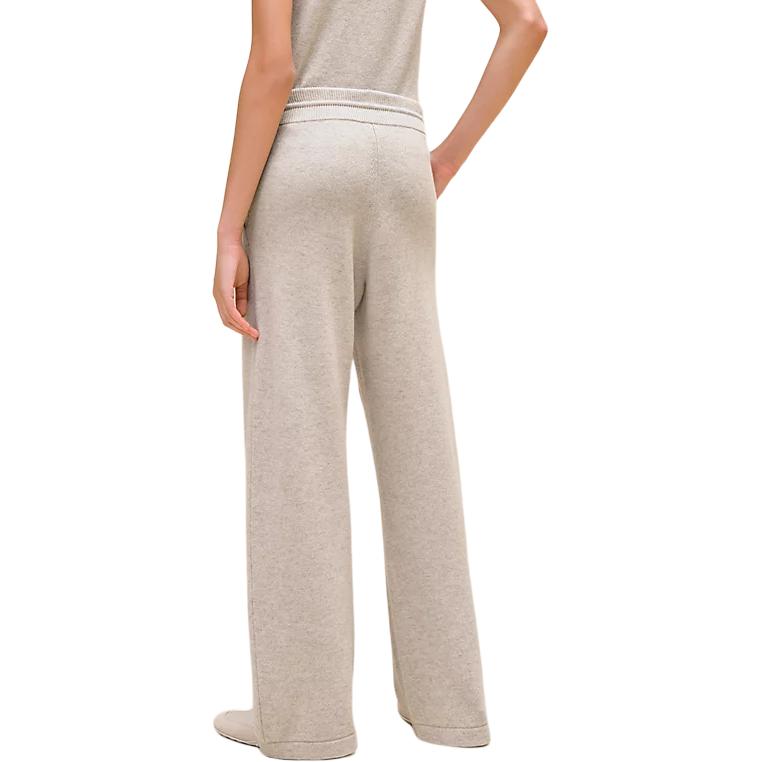 Shop (Women) HERMES FW24  Straight-Leg Drawstring Casual Pants Natural Beige. H4H2400D1MV36